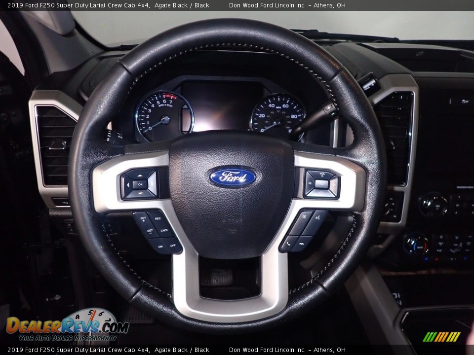 2019 Ford F250 Super Duty Lariat Crew Cab 4x4 Agate Black / Black Photo #29