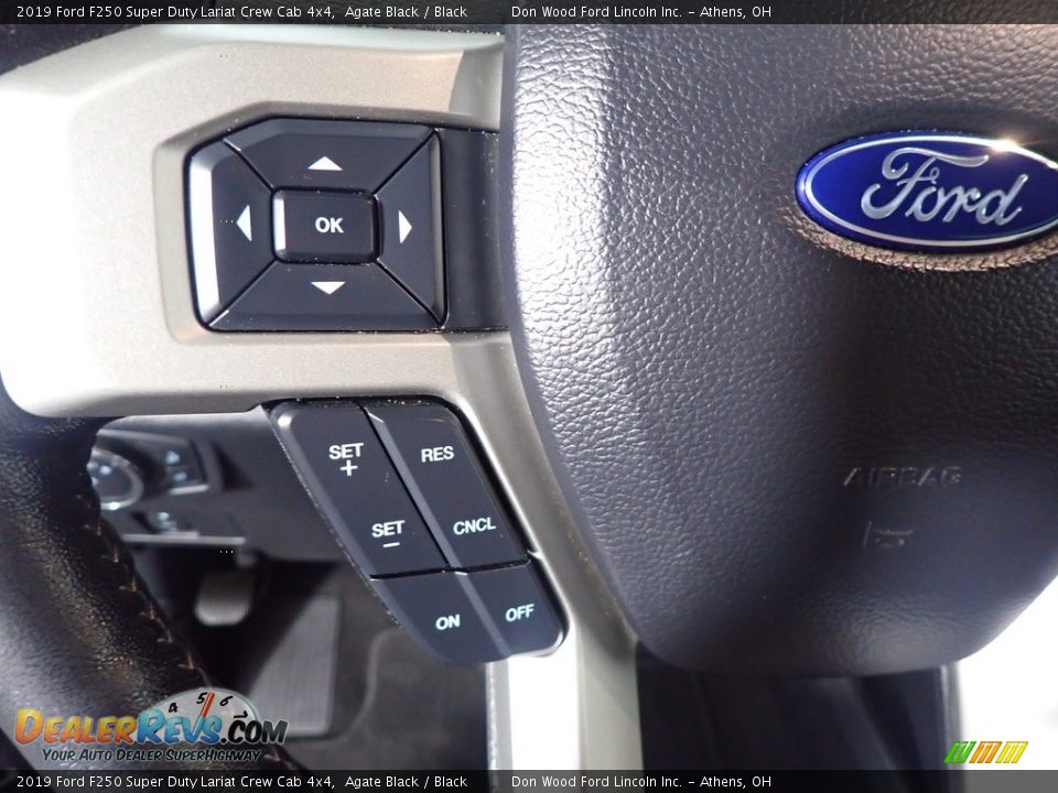 2019 Ford F250 Super Duty Lariat Crew Cab 4x4 Agate Black / Black Photo #31