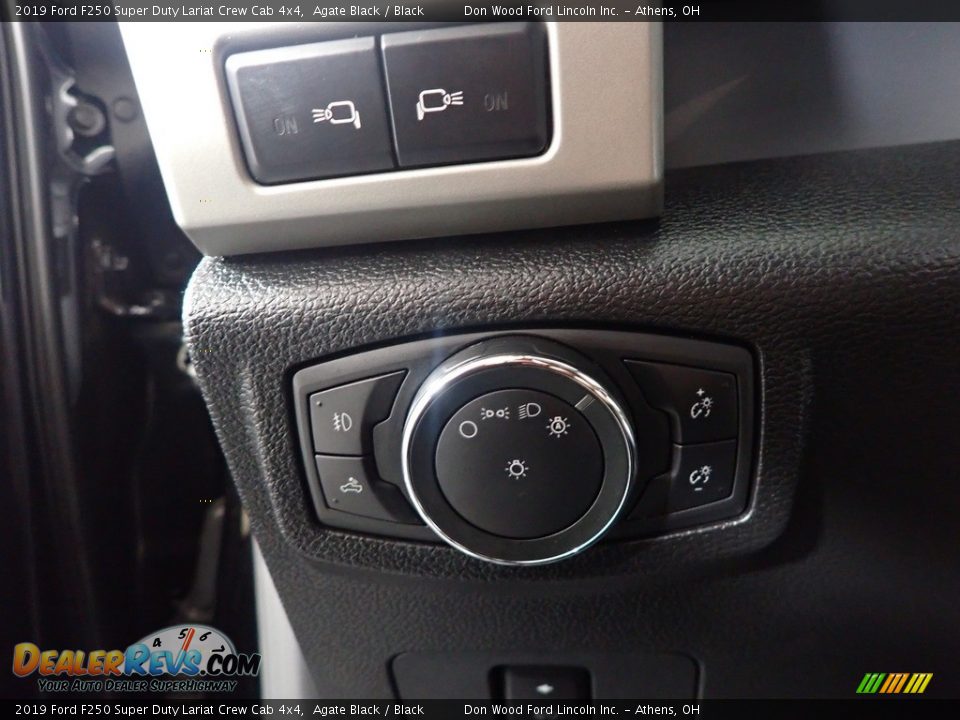 2019 Ford F250 Super Duty Lariat Crew Cab 4x4 Agate Black / Black Photo #34