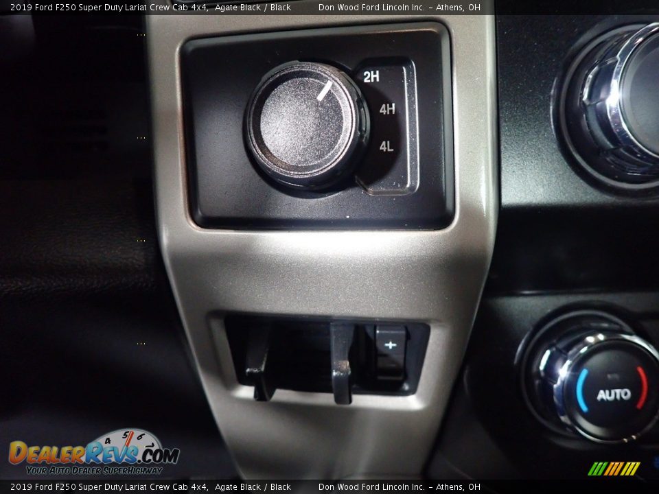 2019 Ford F250 Super Duty Lariat Crew Cab 4x4 Agate Black / Black Photo #36