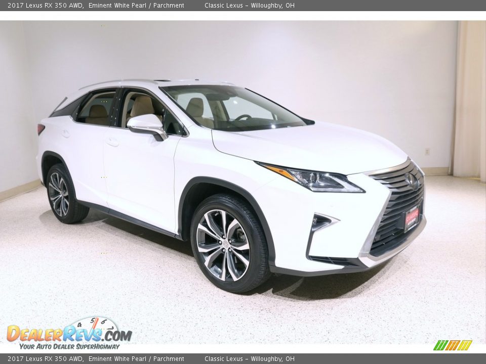 2017 Lexus RX 350 AWD Eminent White Pearl / Parchment Photo #1