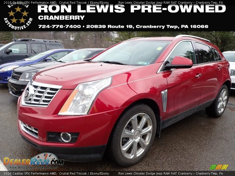 2016 Cadillac SRX Performance AWD Crystal Red Tincoat / Ebony/Ebony Photo #1