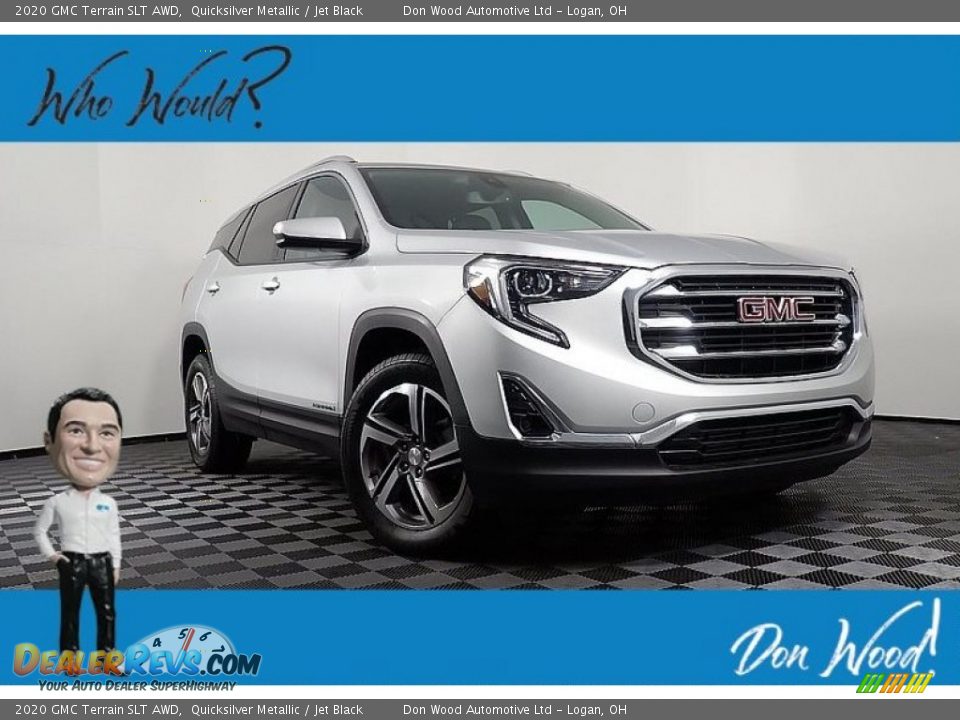 2020 GMC Terrain SLT AWD Quicksilver Metallic / Jet Black Photo #1