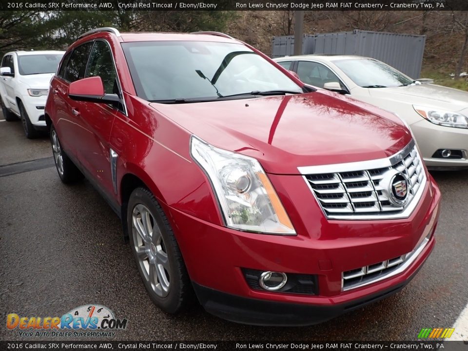 2016 Cadillac SRX Performance AWD Crystal Red Tincoat / Ebony/Ebony Photo #2