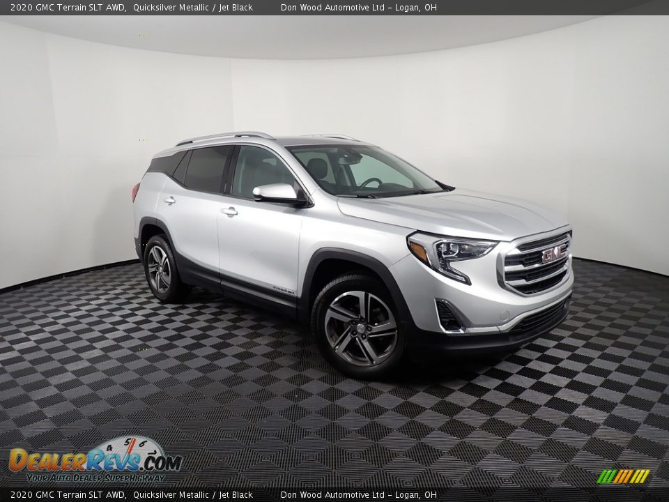 2020 GMC Terrain SLT AWD Quicksilver Metallic / Jet Black Photo #3