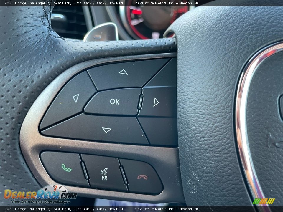 2021 Dodge Challenger R/T Scat Pack Steering Wheel Photo #16