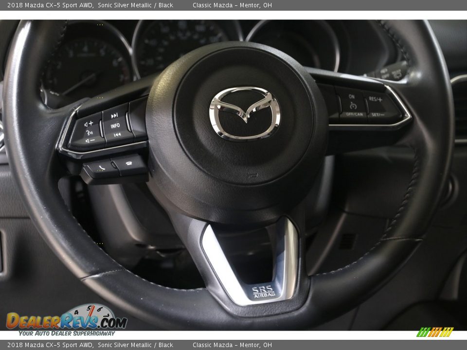 2018 Mazda CX-5 Sport AWD Sonic Silver Metallic / Black Photo #7