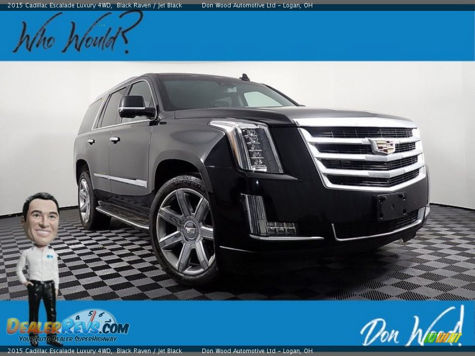 2015 Cadillac Escalade Luxury 4WD Black Raven / Jet Black Photo #1