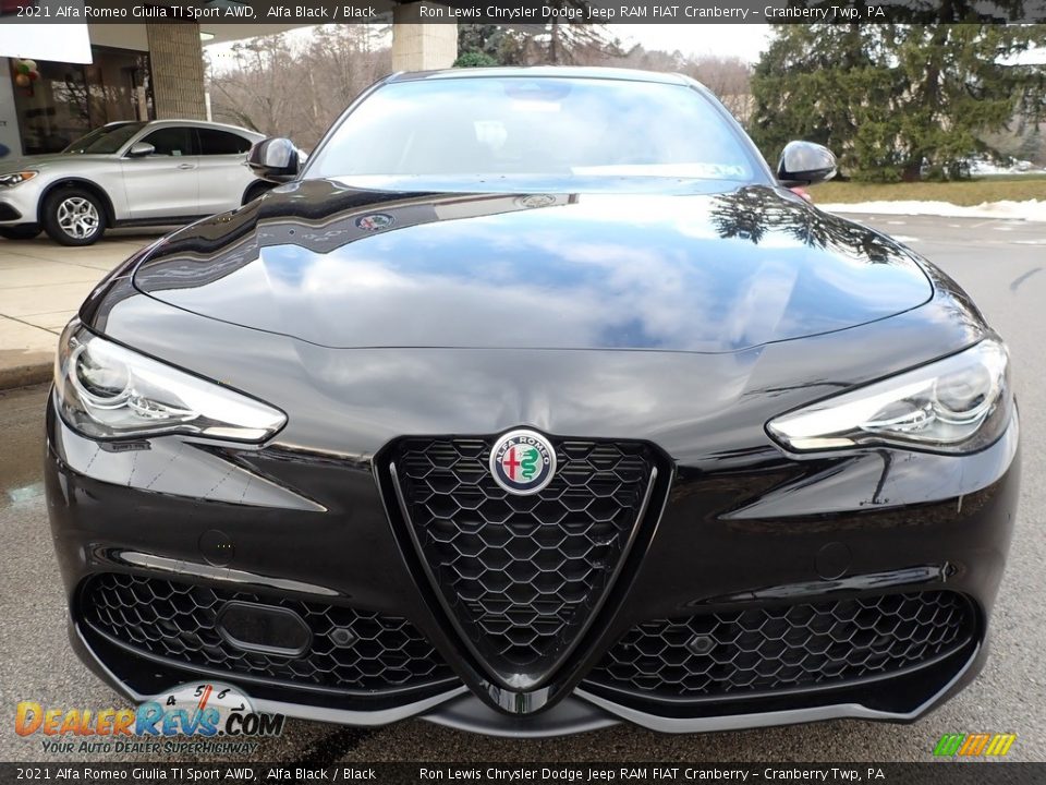 2021 Alfa Romeo Giulia TI Sport AWD Alfa Black / Black Photo #2