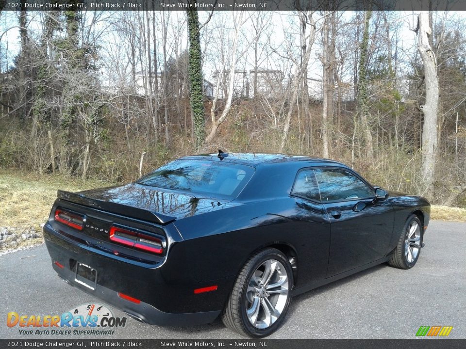 2021 Dodge Challenger GT Pitch Black / Black Photo #6