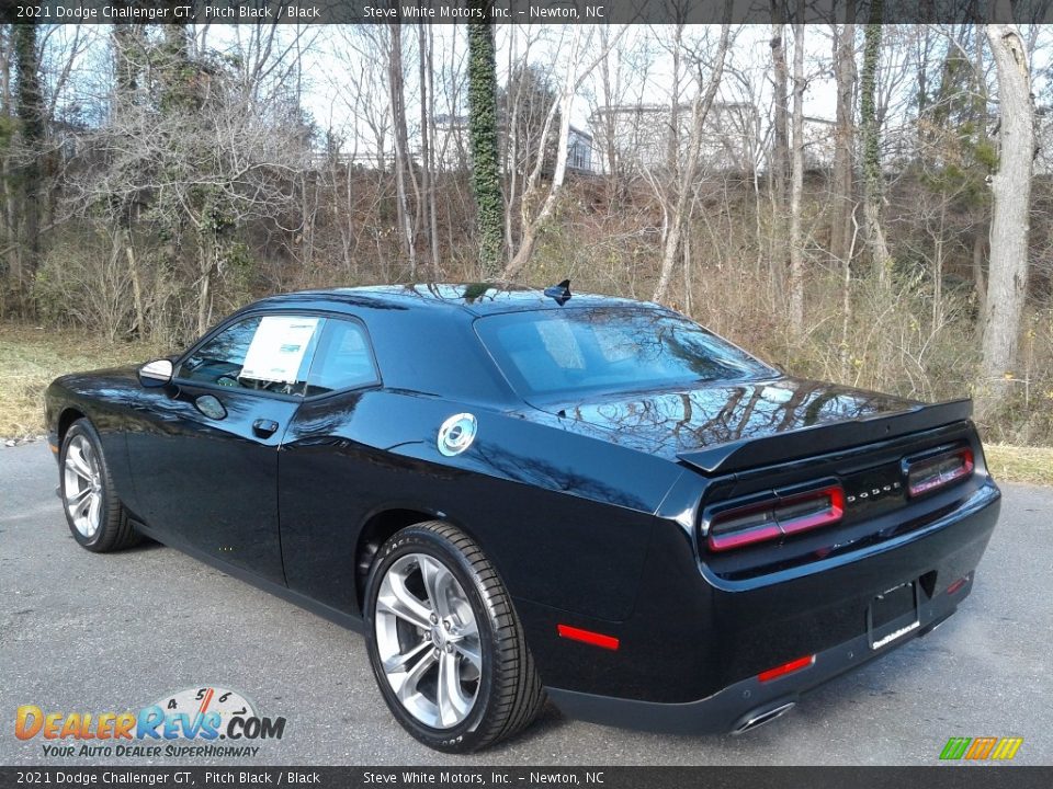 2021 Dodge Challenger GT Pitch Black / Black Photo #8