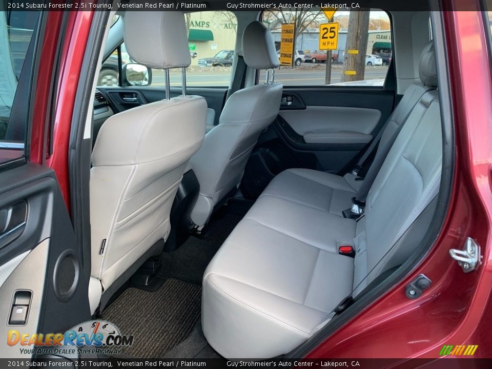 2014 Subaru Forester 2.5i Touring Venetian Red Pearl / Platinum Photo #2