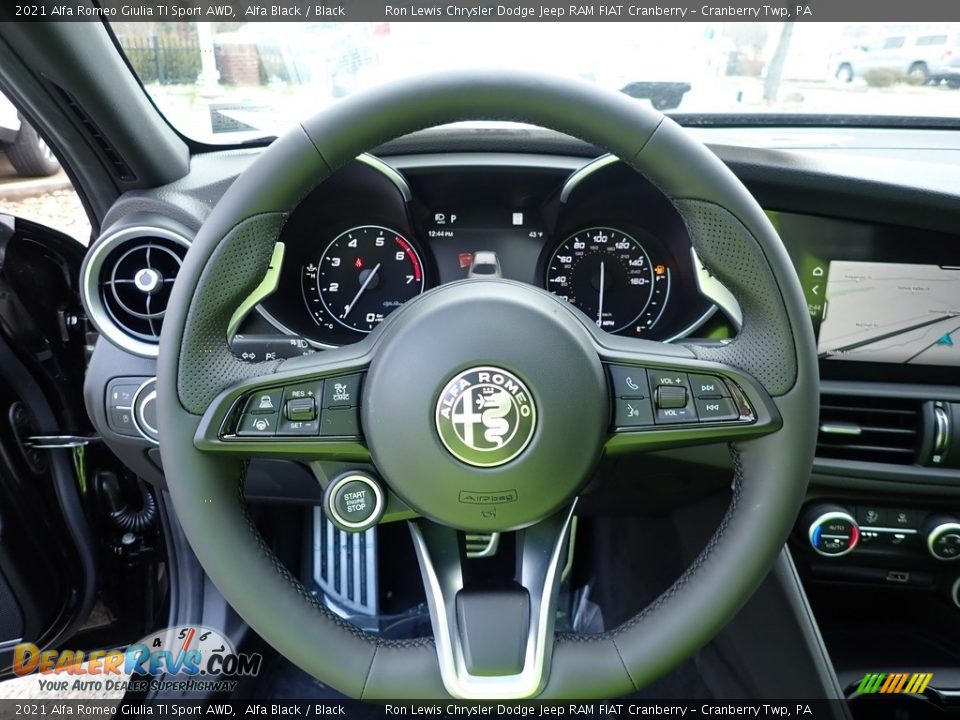2021 Alfa Romeo Giulia TI Sport AWD Steering Wheel Photo #16