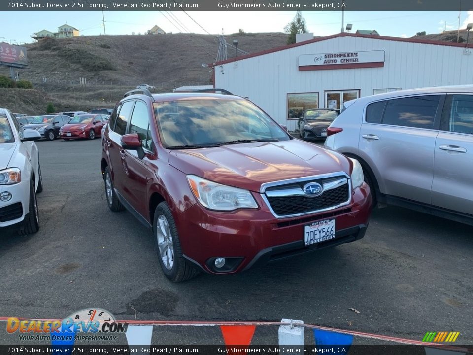 2014 Subaru Forester 2.5i Touring Venetian Red Pearl / Platinum Photo #9