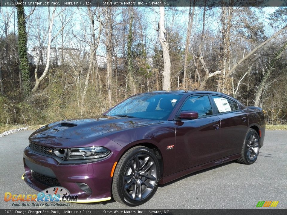 2021 Dodge Charger Scat Pack Hellraisin / Black Photo #2