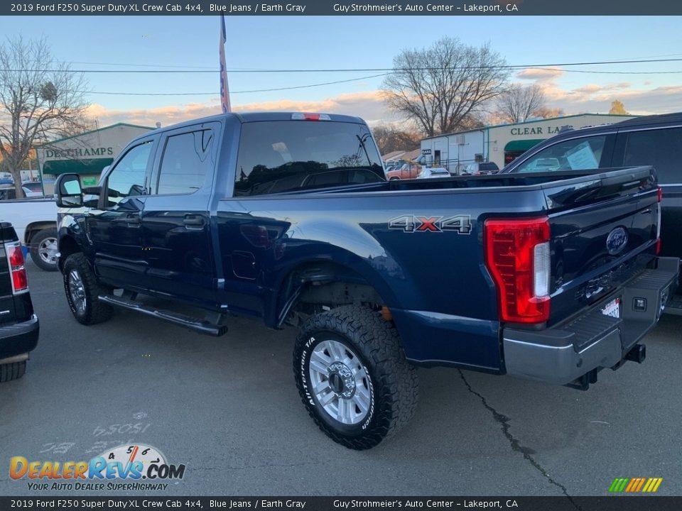 2019 Ford F250 Super Duty XL Crew Cab 4x4 Blue Jeans / Earth Gray Photo #3