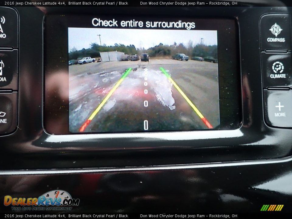 2016 Jeep Cherokee Latitude 4x4 Brilliant Black Crystal Pearl / Black Photo #2