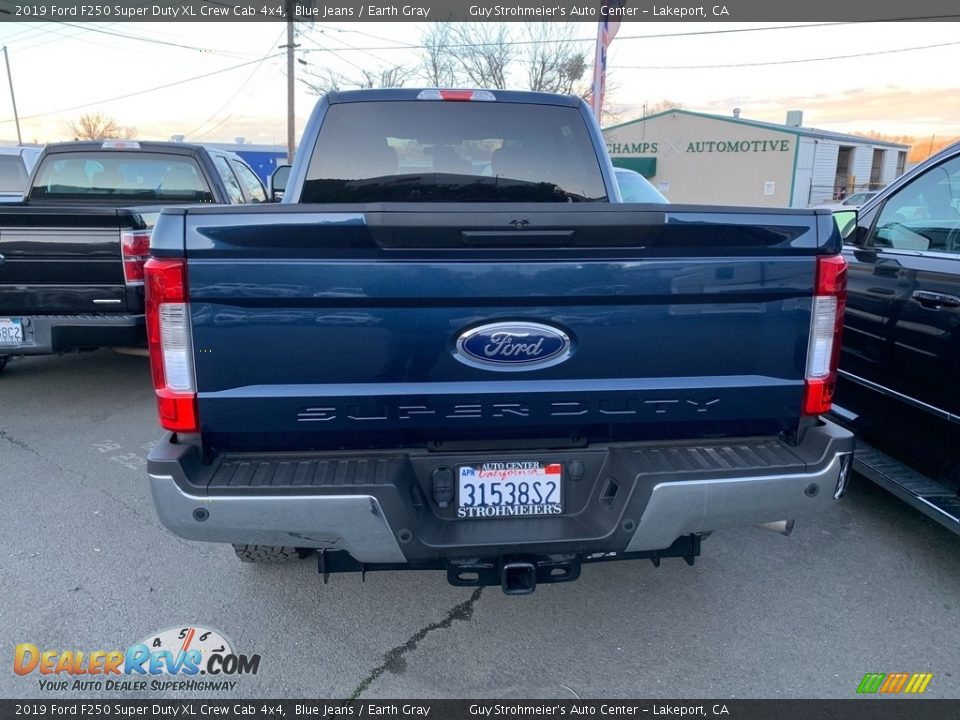 2019 Ford F250 Super Duty XL Crew Cab 4x4 Blue Jeans / Earth Gray Photo #4