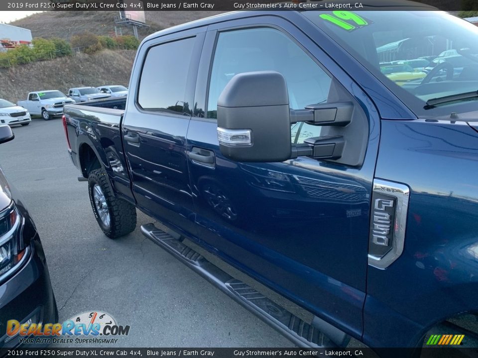 2019 Ford F250 Super Duty XL Crew Cab 4x4 Blue Jeans / Earth Gray Photo #5