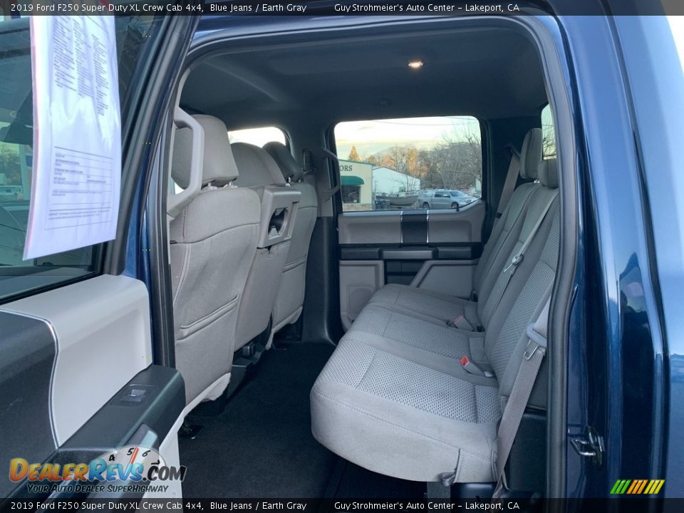 2019 Ford F250 Super Duty XL Crew Cab 4x4 Blue Jeans / Earth Gray Photo #11