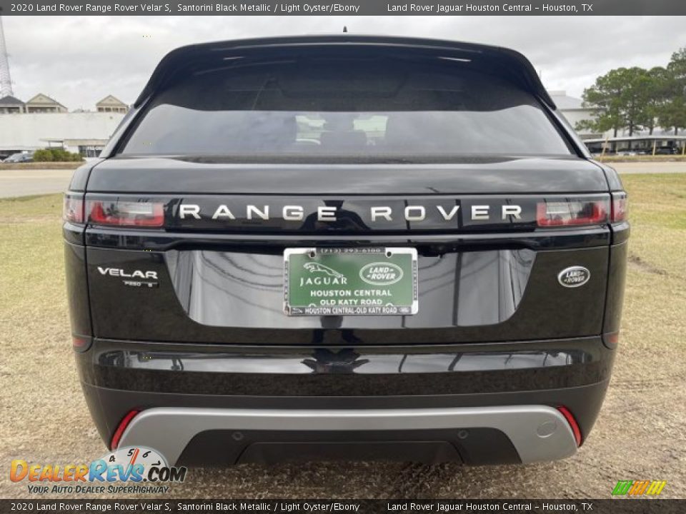 2020 Land Rover Range Rover Velar S Santorini Black Metallic / Light Oyster/Ebony Photo #9