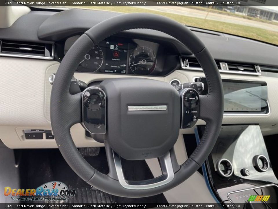 2020 Land Rover Range Rover Velar S Santorini Black Metallic / Light Oyster/Ebony Photo #18
