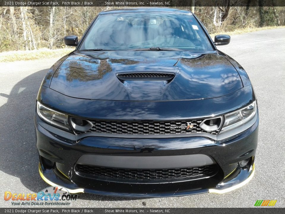 2021 Dodge Charger Scat Pack Pitch Black / Black Photo #3