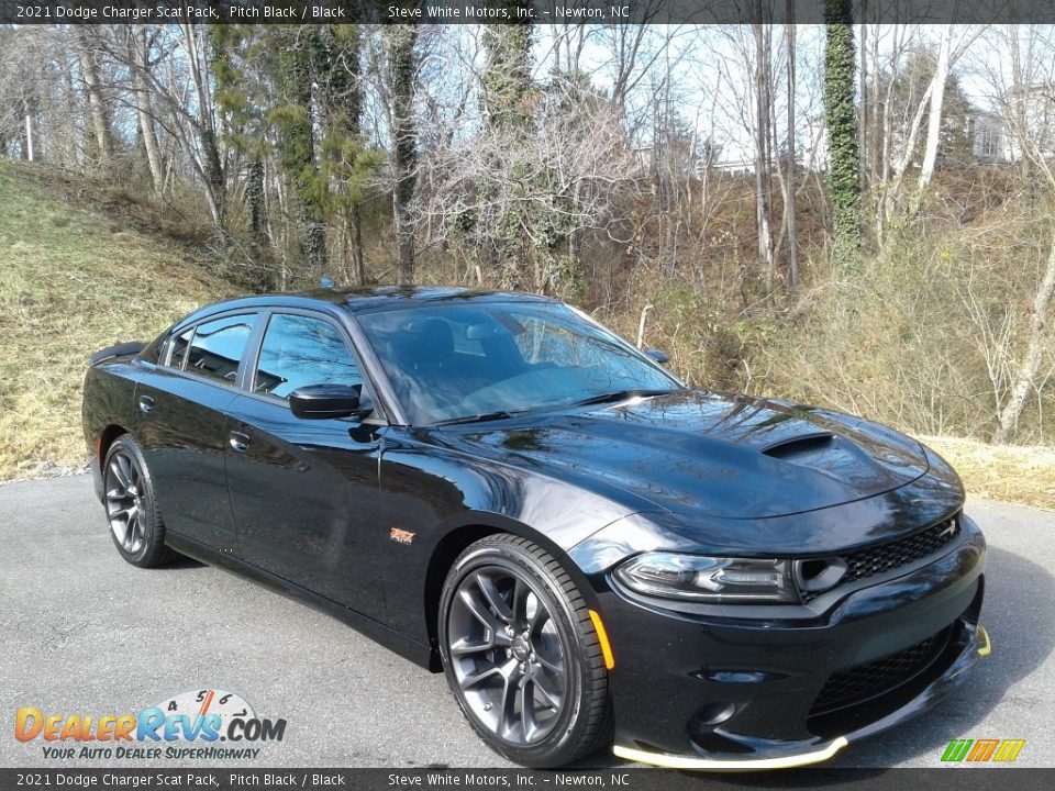 Pitch Black 2021 Dodge Charger Scat Pack Photo #4