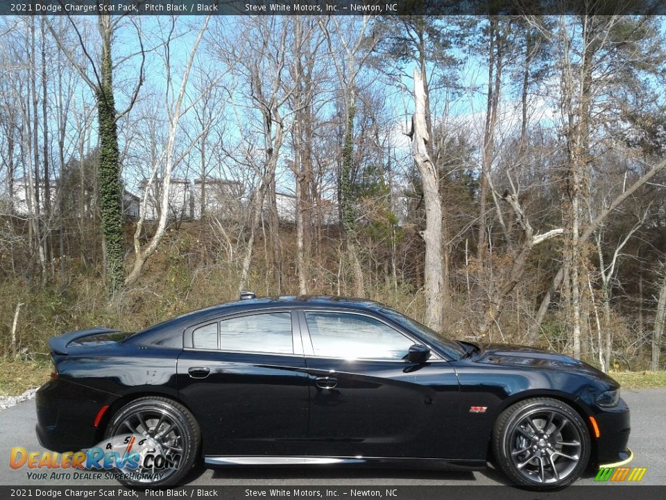 Pitch Black 2021 Dodge Charger Scat Pack Photo #5