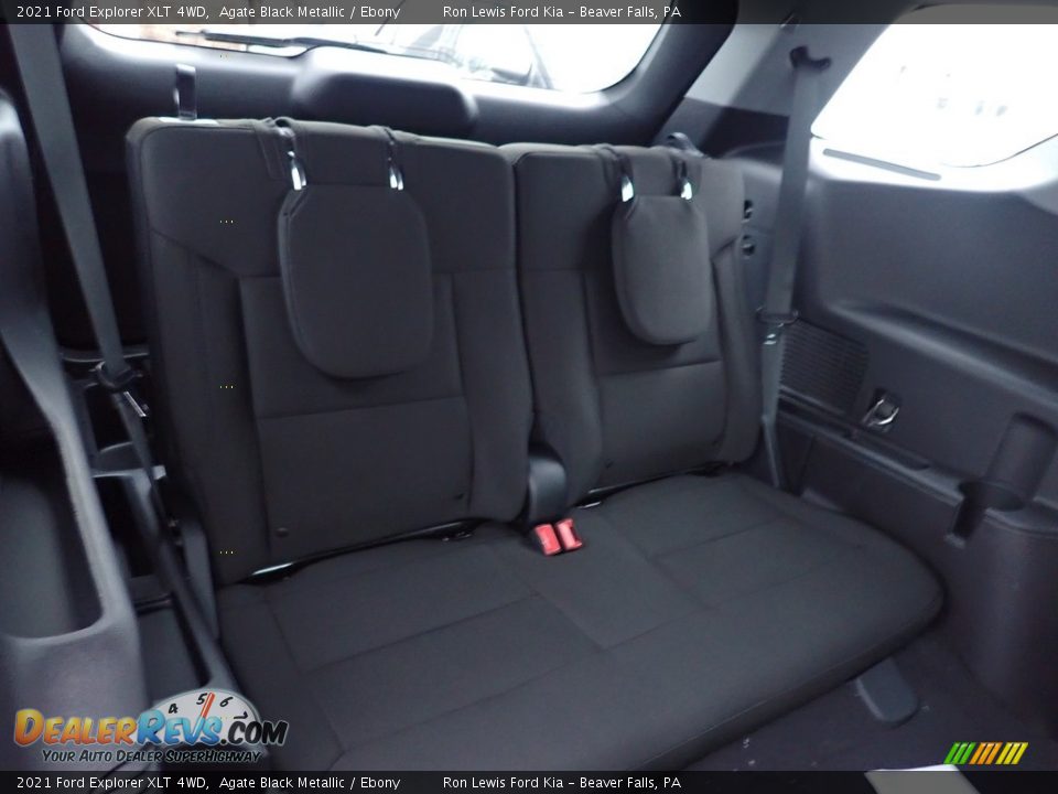 2021 Ford Explorer XLT 4WD Agate Black Metallic / Ebony Photo #9