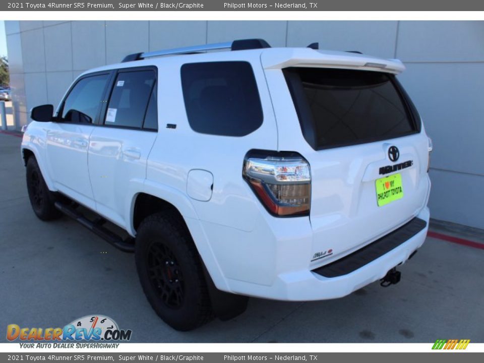 2021 Toyota 4Runner SR5 Premium Super White / Black/Graphite Photo #6