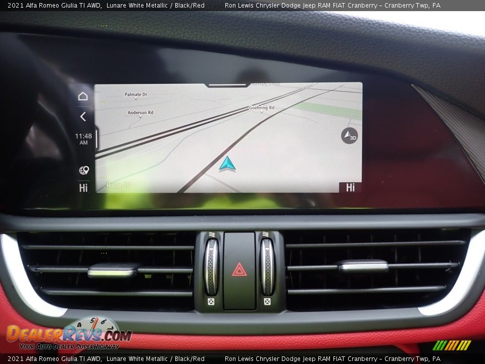 Navigation of 2021 Alfa Romeo Giulia TI AWD Photo #17