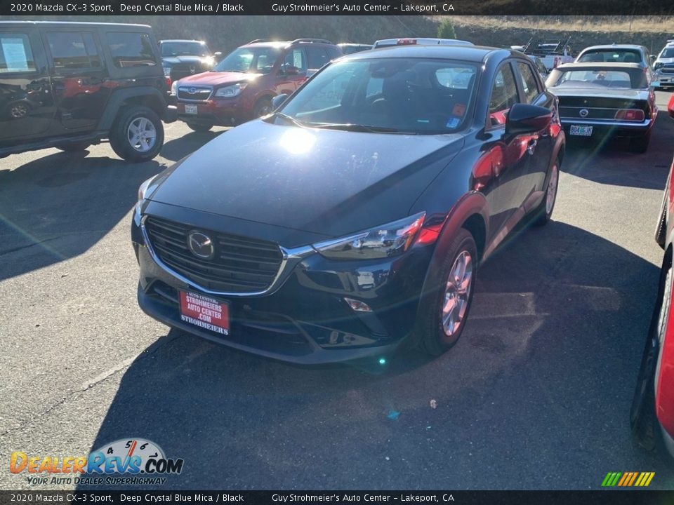 2020 Mazda CX-3 Sport Deep Crystal Blue Mica / Black Photo #6