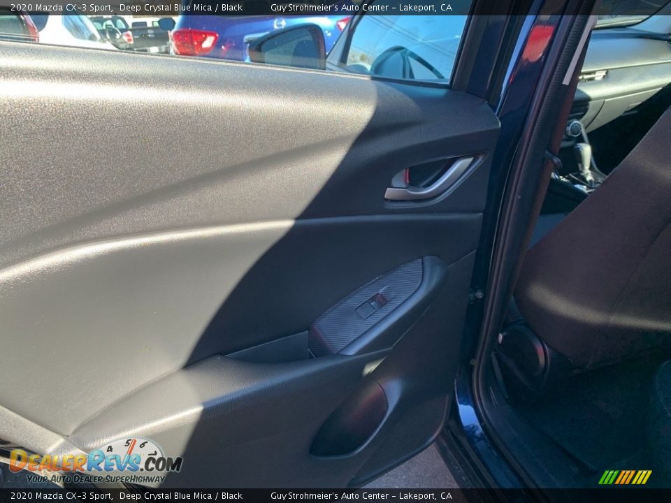 2020 Mazda CX-3 Sport Deep Crystal Blue Mica / Black Photo #9