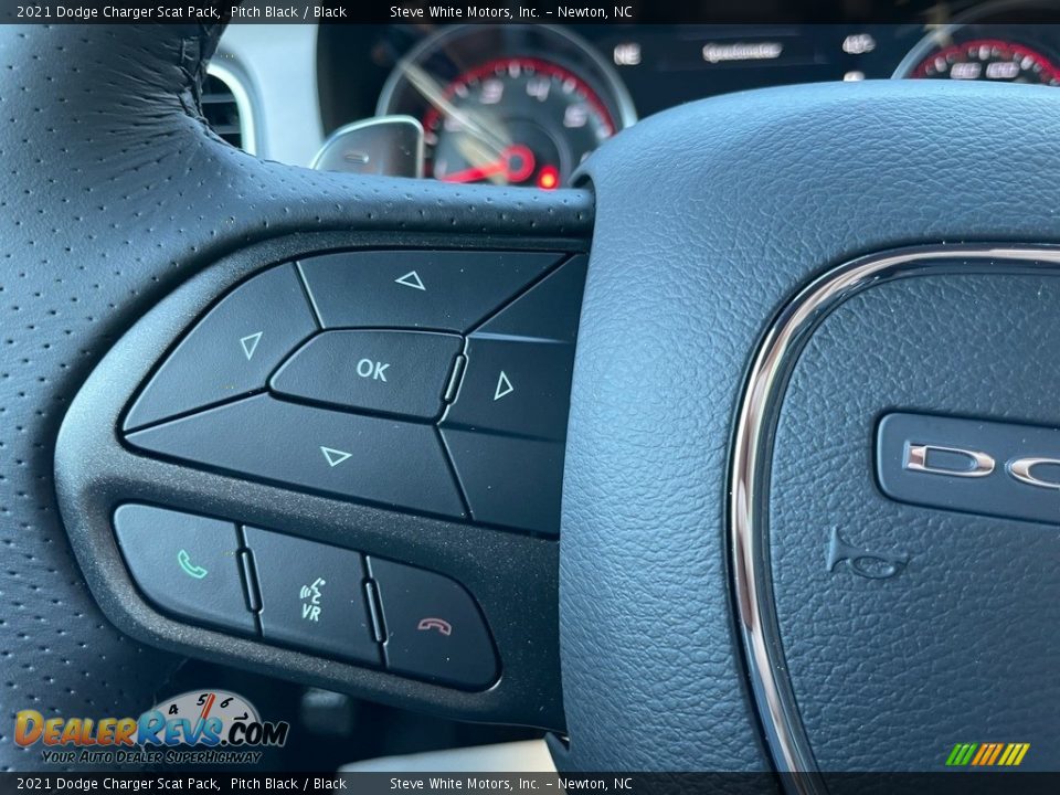 2021 Dodge Charger Scat Pack Steering Wheel Photo #18