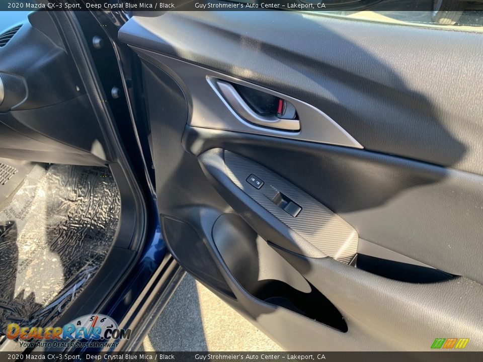 2020 Mazda CX-3 Sport Deep Crystal Blue Mica / Black Photo #11