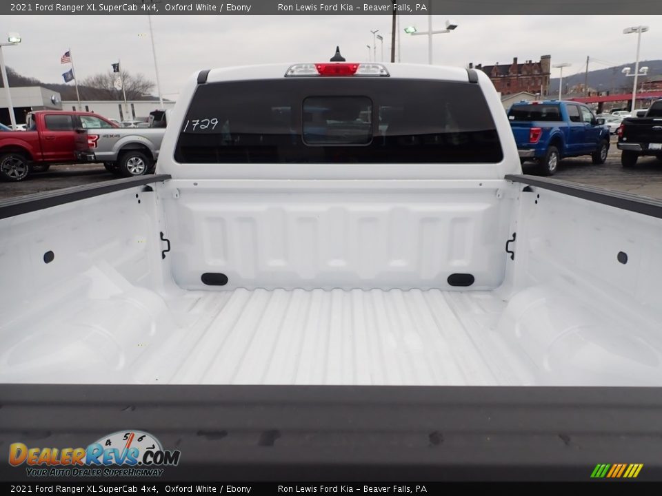 2021 Ford Ranger XL SuperCab 4x4 Oxford White / Ebony Photo #9