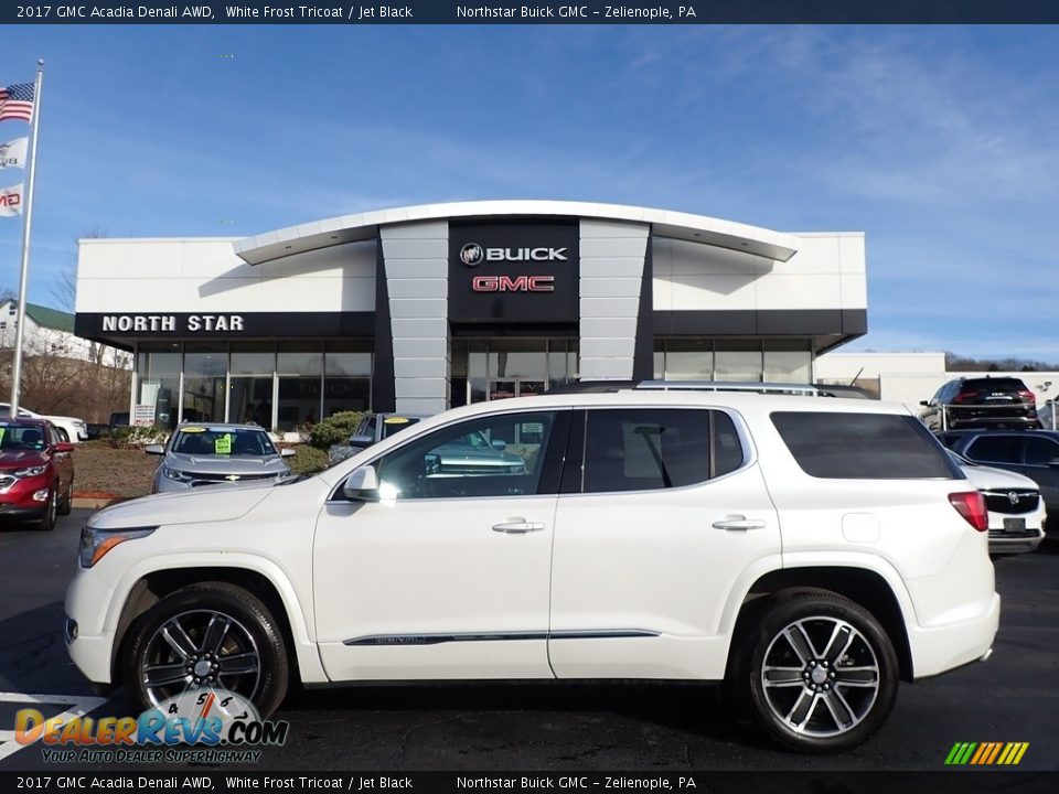 2017 GMC Acadia Denali AWD White Frost Tricoat / Jet Black Photo #1