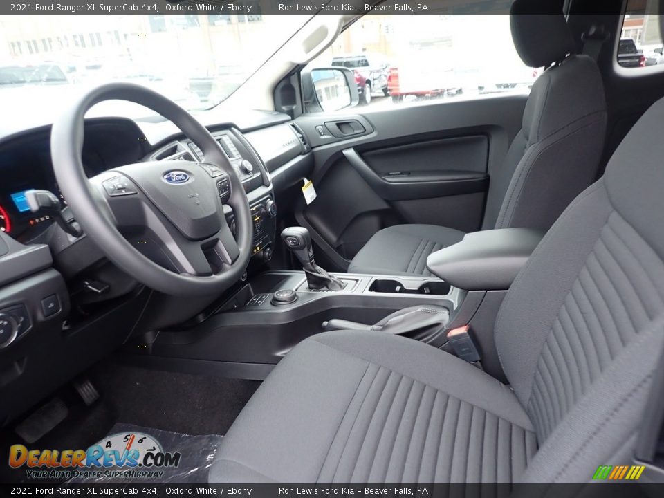 Front Seat of 2021 Ford Ranger XL SuperCab 4x4 Photo #13