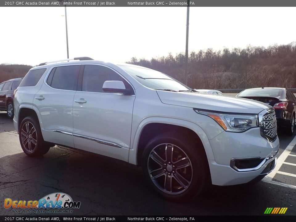 2017 GMC Acadia Denali AWD White Frost Tricoat / Jet Black Photo #4