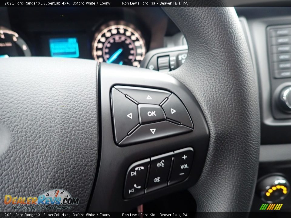 2021 Ford Ranger XL SuperCab 4x4 Steering Wheel Photo #17