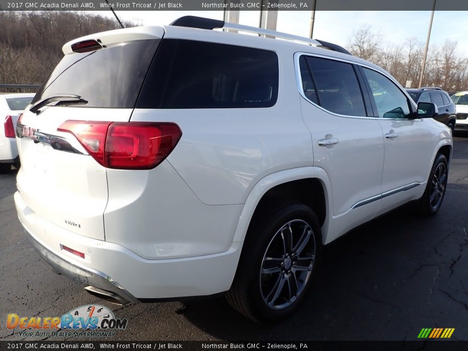 2017 GMC Acadia Denali AWD White Frost Tricoat / Jet Black Photo #8