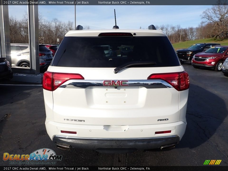 2017 GMC Acadia Denali AWD White Frost Tricoat / Jet Black Photo #9