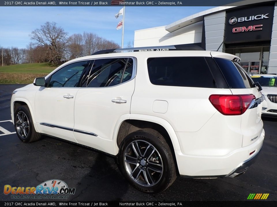 2017 GMC Acadia Denali AWD White Frost Tricoat / Jet Black Photo #11