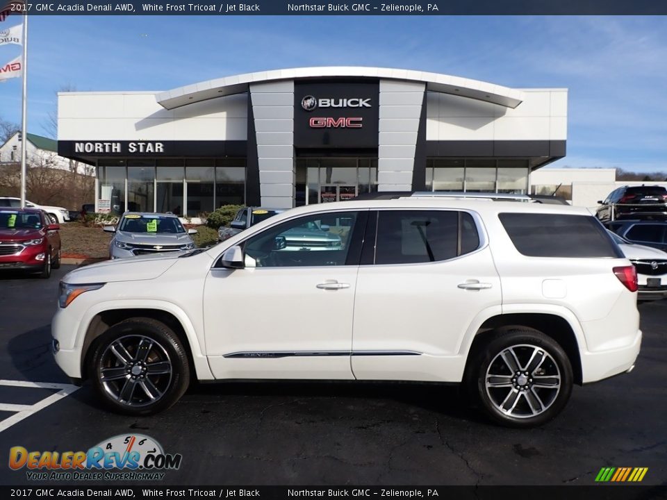 2017 GMC Acadia Denali AWD White Frost Tricoat / Jet Black Photo #12