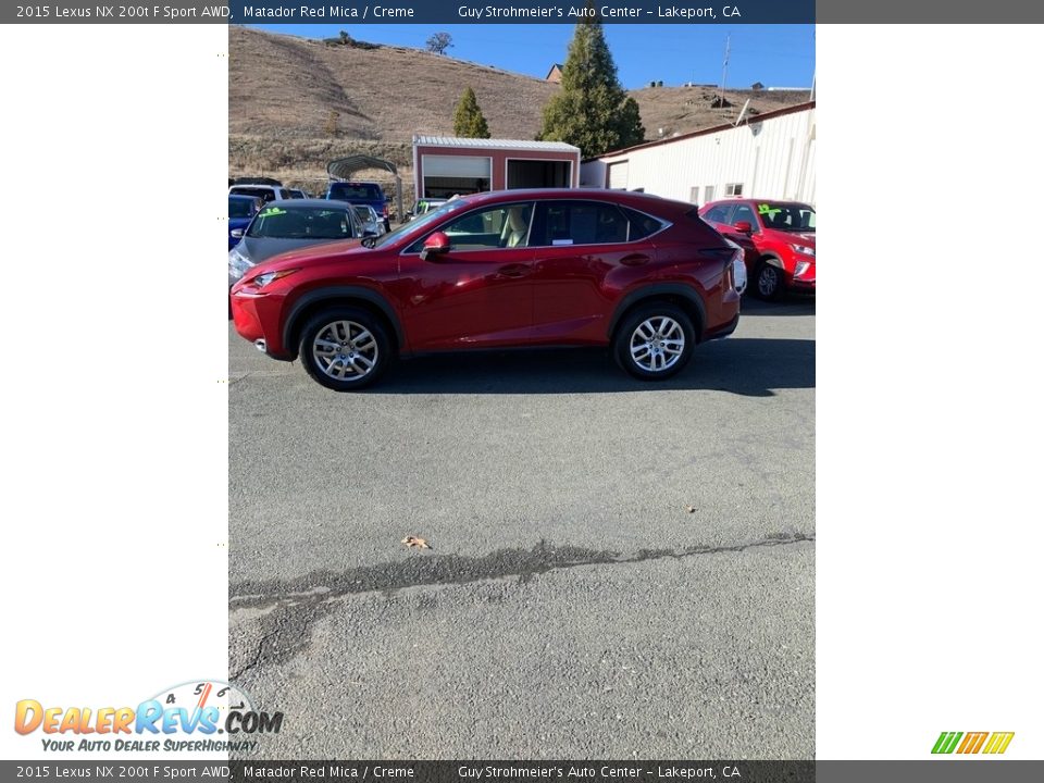 2015 Lexus NX 200t F Sport AWD Matador Red Mica / Creme Photo #1