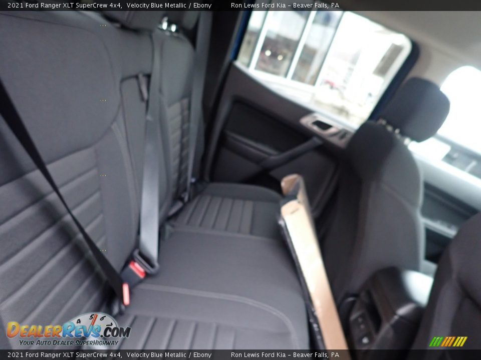 2021 Ford Ranger XLT SuperCrew 4x4 Velocity Blue Metallic / Ebony Photo #5