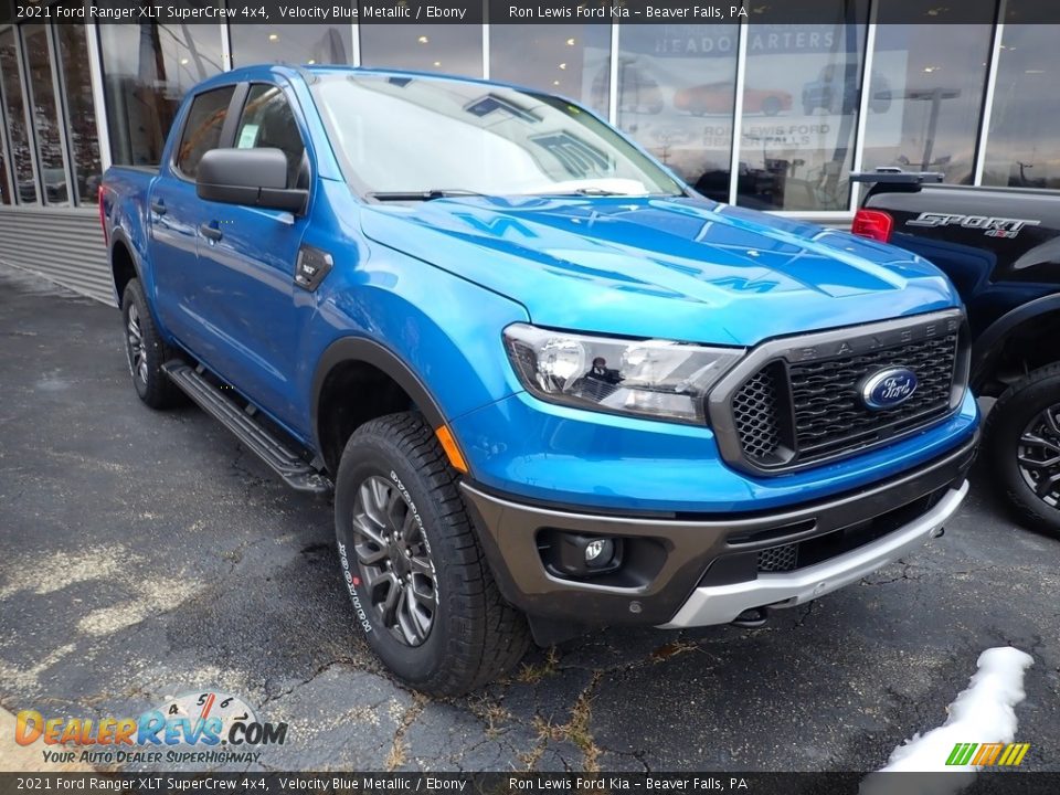 Front 3/4 View of 2021 Ford Ranger XLT SuperCrew 4x4 Photo #8