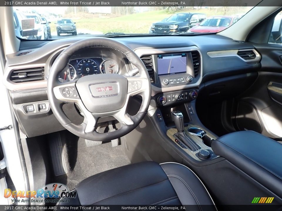 2017 GMC Acadia Denali AWD White Frost Tricoat / Jet Black Photo #18