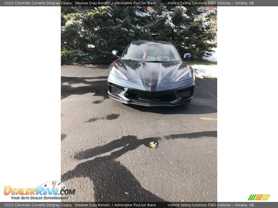 2020 Chevrolet Corvette Stingray Coupe Shadow Gray Metallic / Adrenaline Red/Jet Black Photo #12